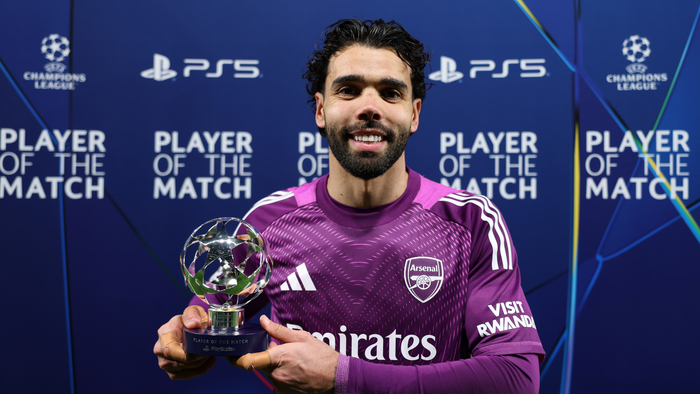 v体育-阿森纳门将拉亚在扑出里斯本竞技的射门后被誉为世界最佳门将|哈弗茨|加布里埃尔-保利斯塔|马克西·阿劳霍|葡萄牙体育|大卫·拉亚_新浪体育_新浪新闻